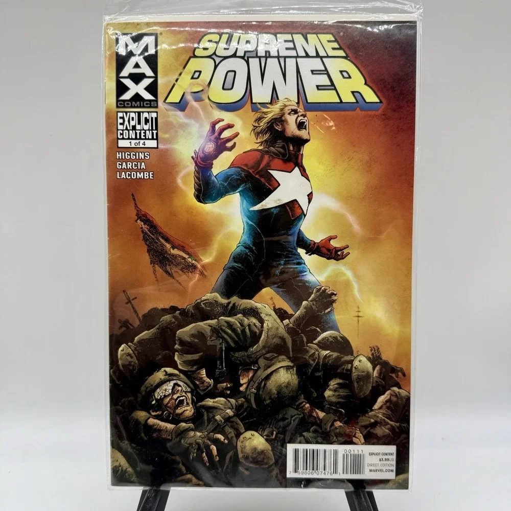 Supreme Power‎ #1 Marvel MAX Comics 2011 Bagged And Boarded